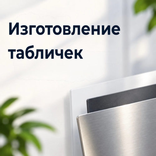 Изготовление табличек